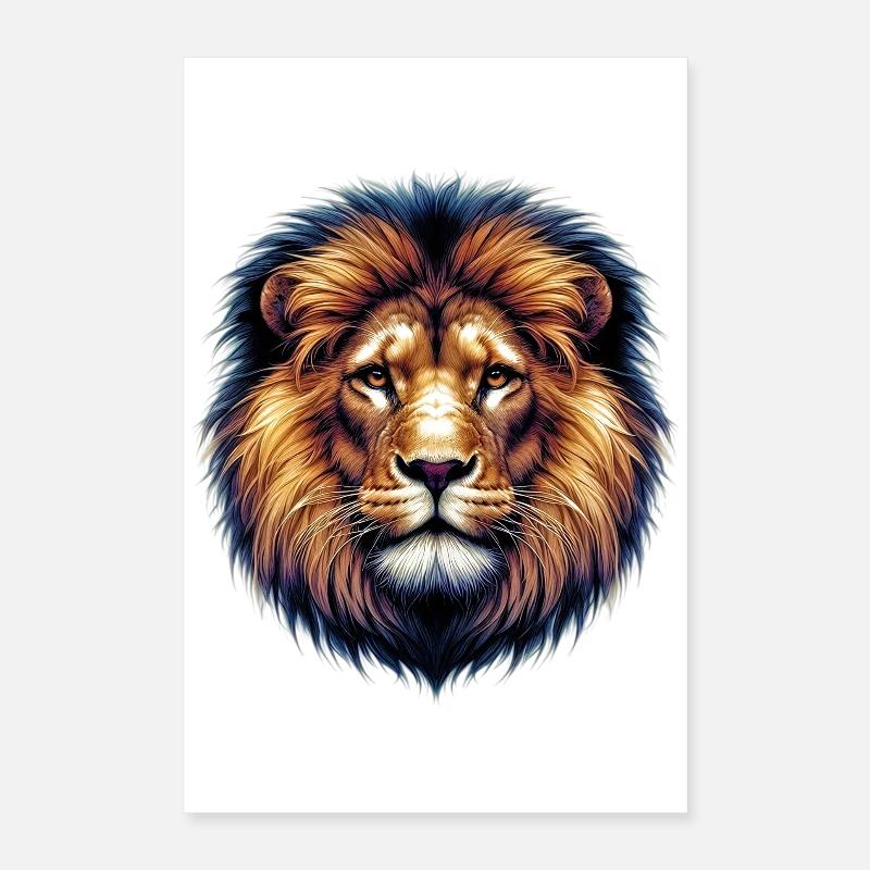 Löwe Poster 40x60 cm