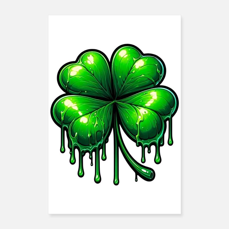 Four-leaf clover Poster 16" x 24" (40x60 cm)