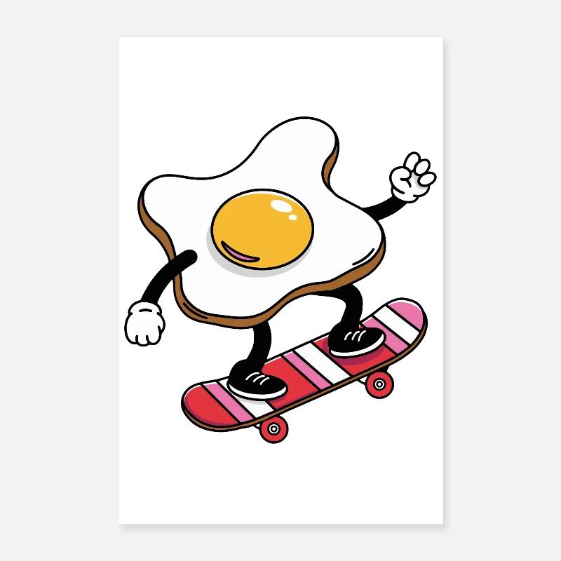 Skateboard Oeuf Daredevil Poster 40 x 60 cm