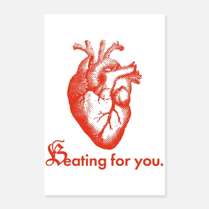 Beating for You Poster 40x60 cm