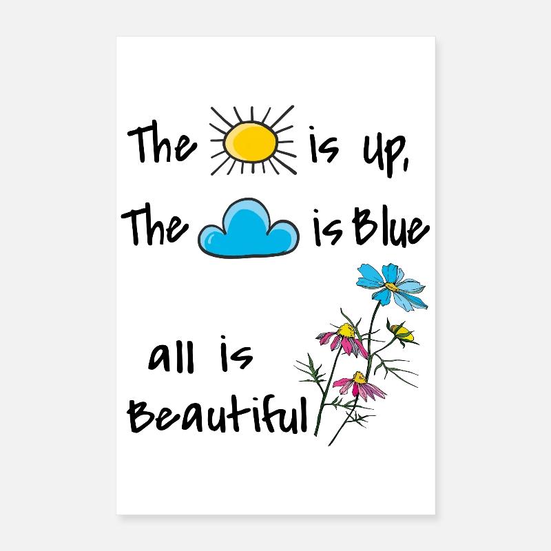 Life is beautiful Poster 40x60 cm
