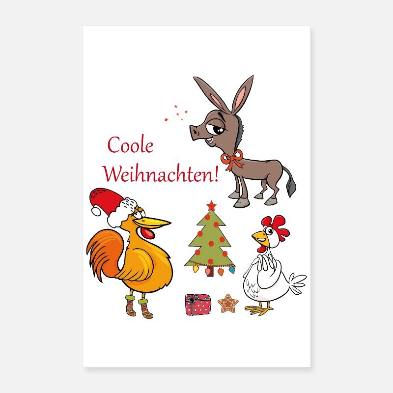 Cool Christmas Poster 16" x 24" (40x60 cm)