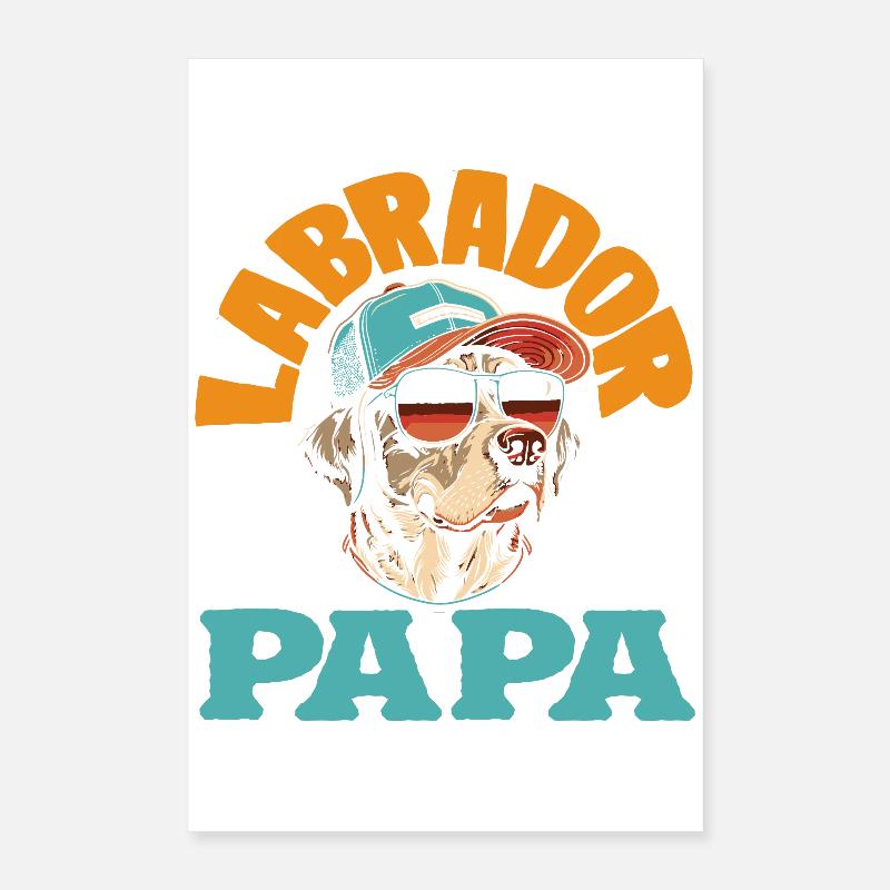 Labrador Tricks Poster 40x60 cm