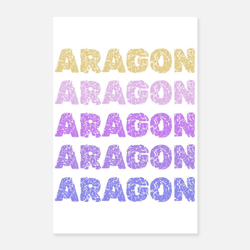 Aragon as Aragon Poster 16" x 24" (40x60 cm)