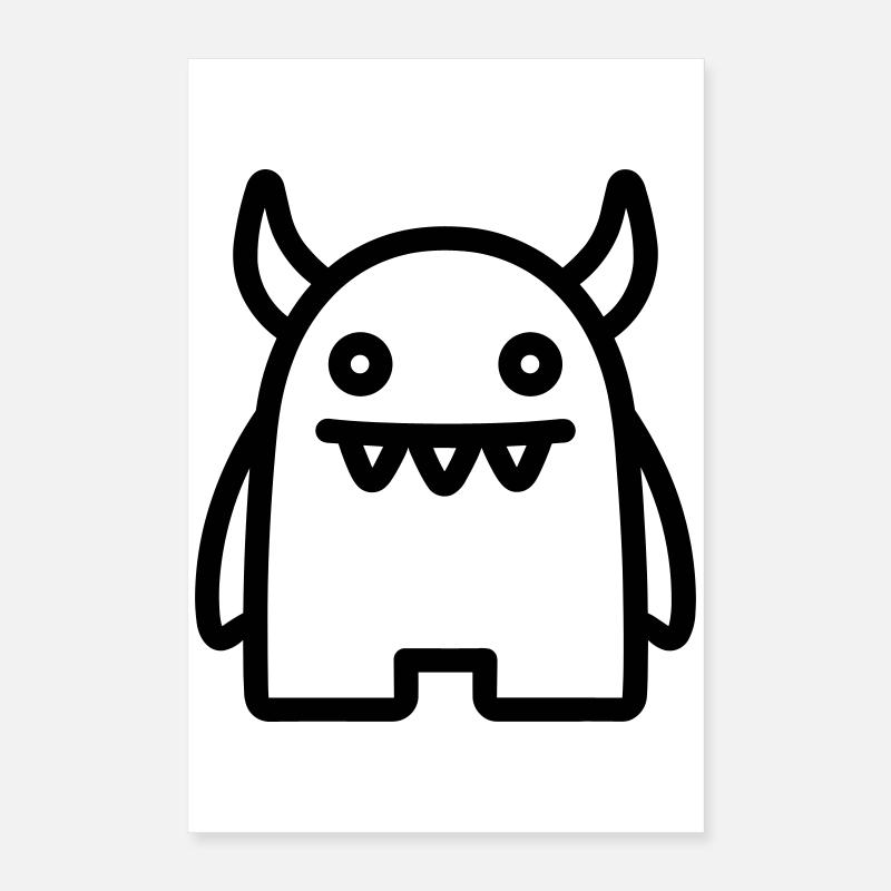monster Poster 16" x 24" (40x60 cm)