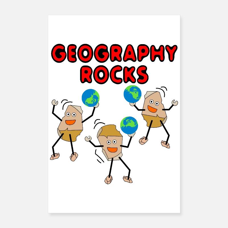 Geography Rocks Poster 16" x 24" (40x60 cm)