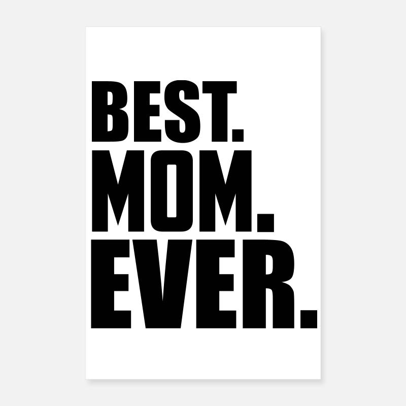 meilleure maman jamais Poster 40 x 60 cm