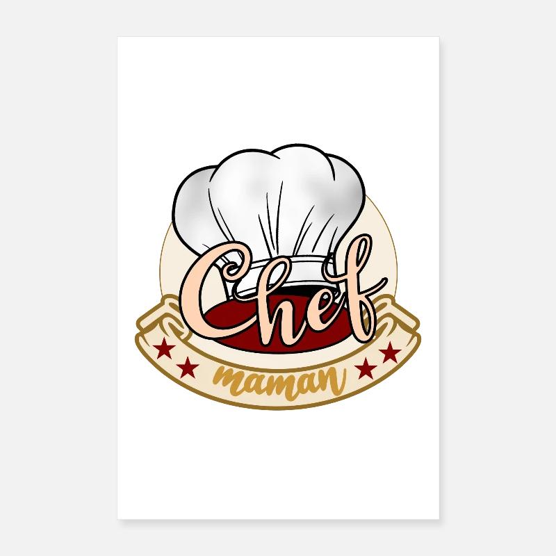 Chef mom Poster 16" x 24" (40x60 cm)