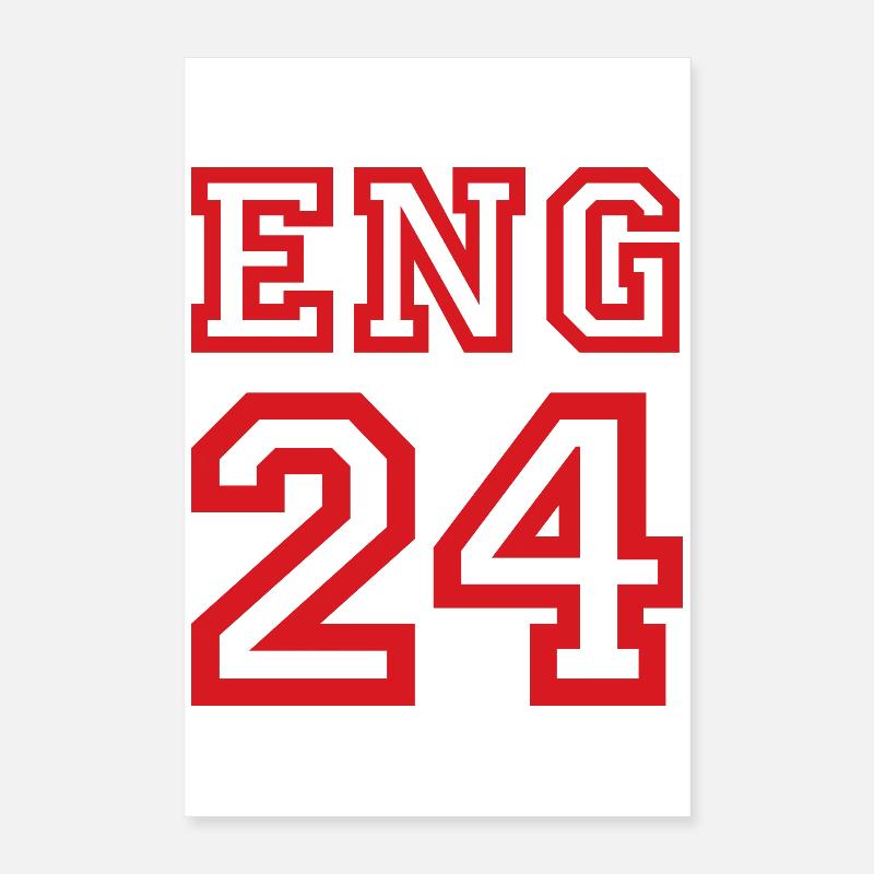 England Poster 16" x 24" (40x60 cm)