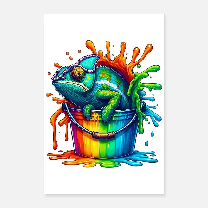 Chameleon Poster 16" x 24" (40x60 cm)