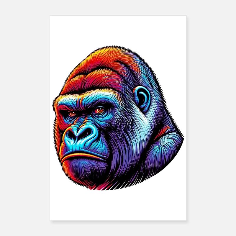 Gorille Poster 40 x 60 cm