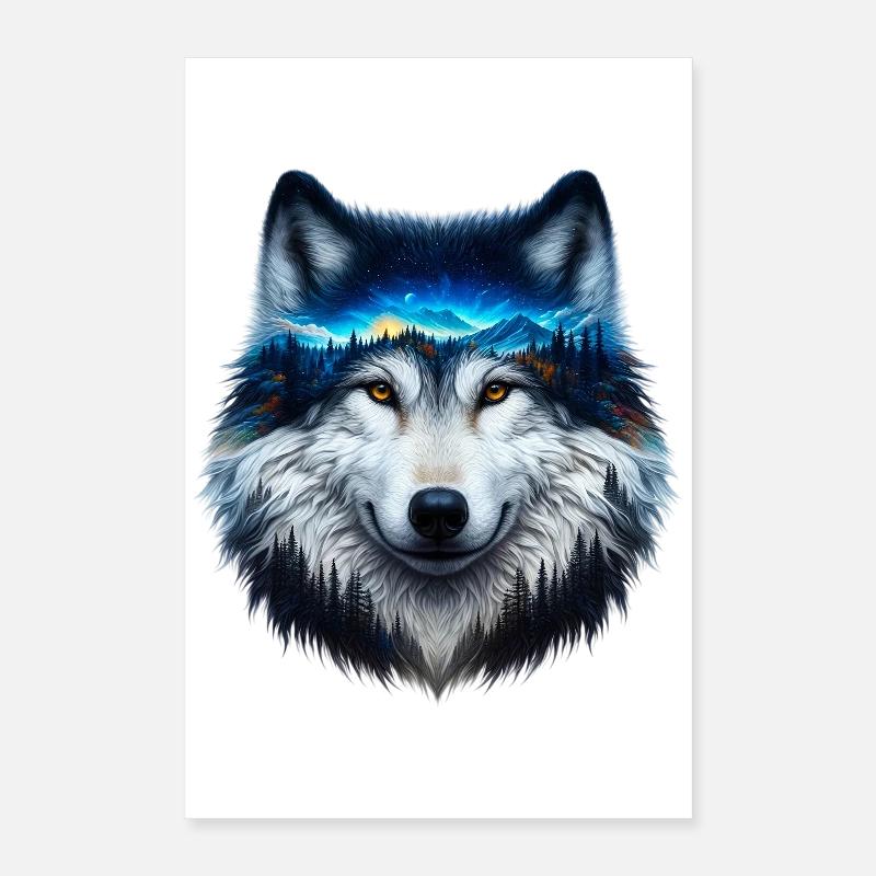 Wolf Poster 40x60 cm