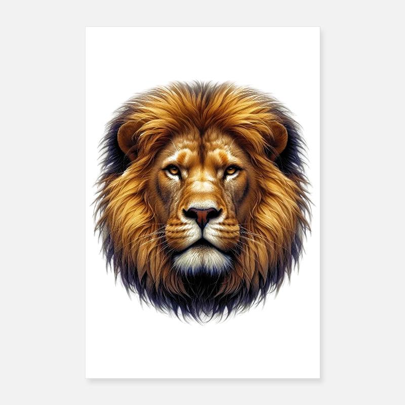 Lion Poster 40 x 60 cm