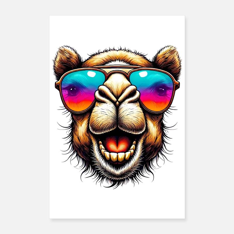 Chameau Poster 40 x 60 cm