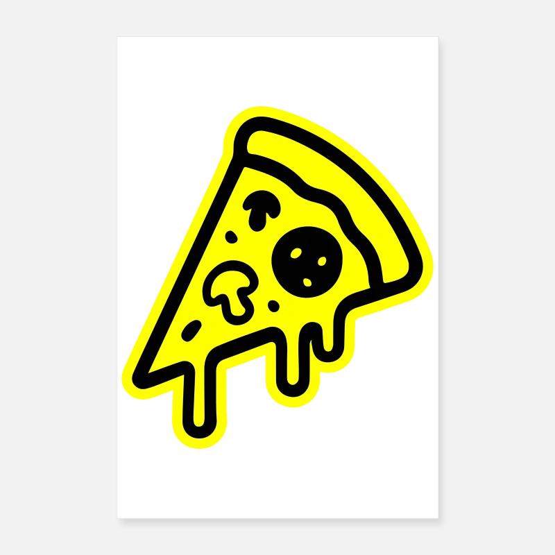 Pizza icon Poster 16" x 24" (40x60 cm)