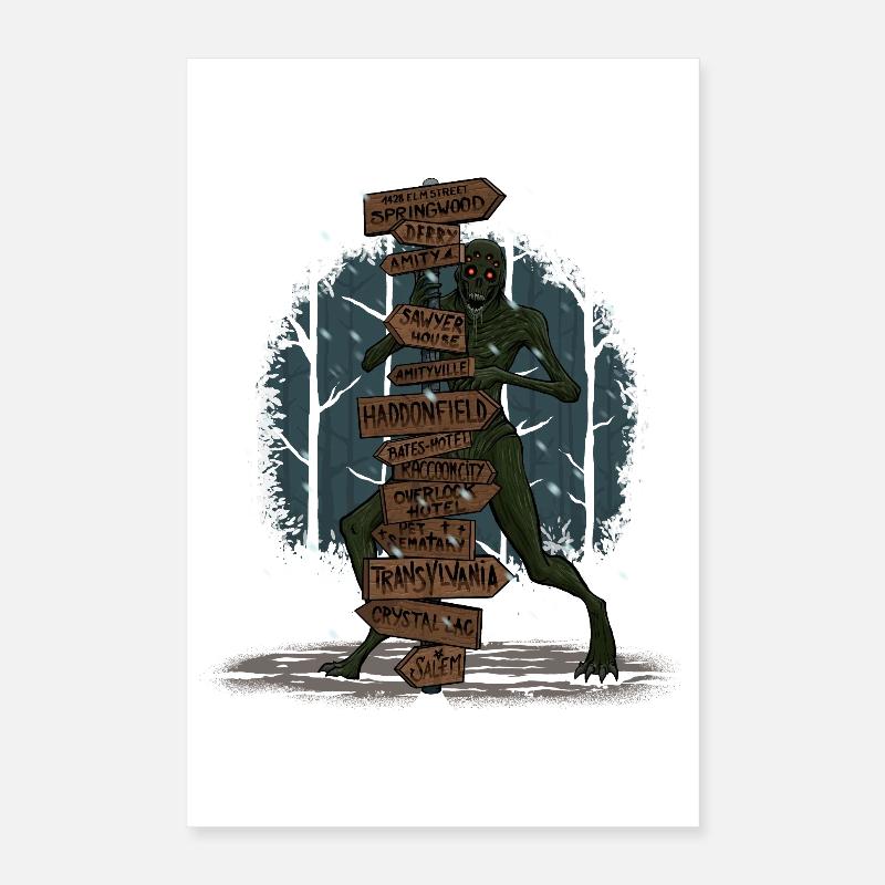 Evil Places Poster 40 x 60 cm