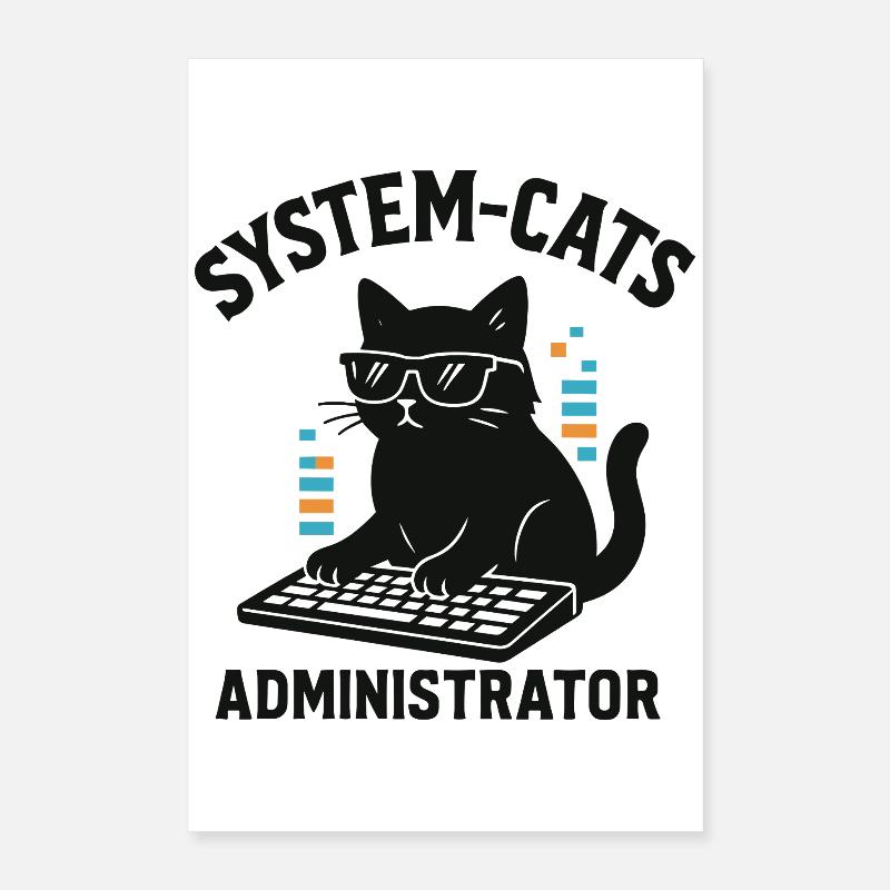 System Cats Administrator Poster 40x60 cm