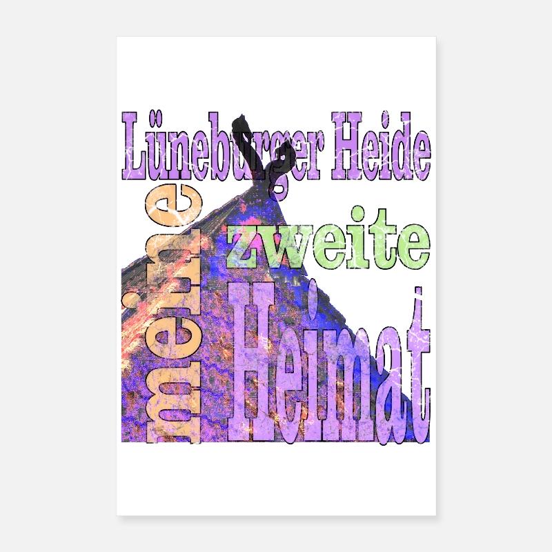 Lüneburger Heide Poster 40x60 cm