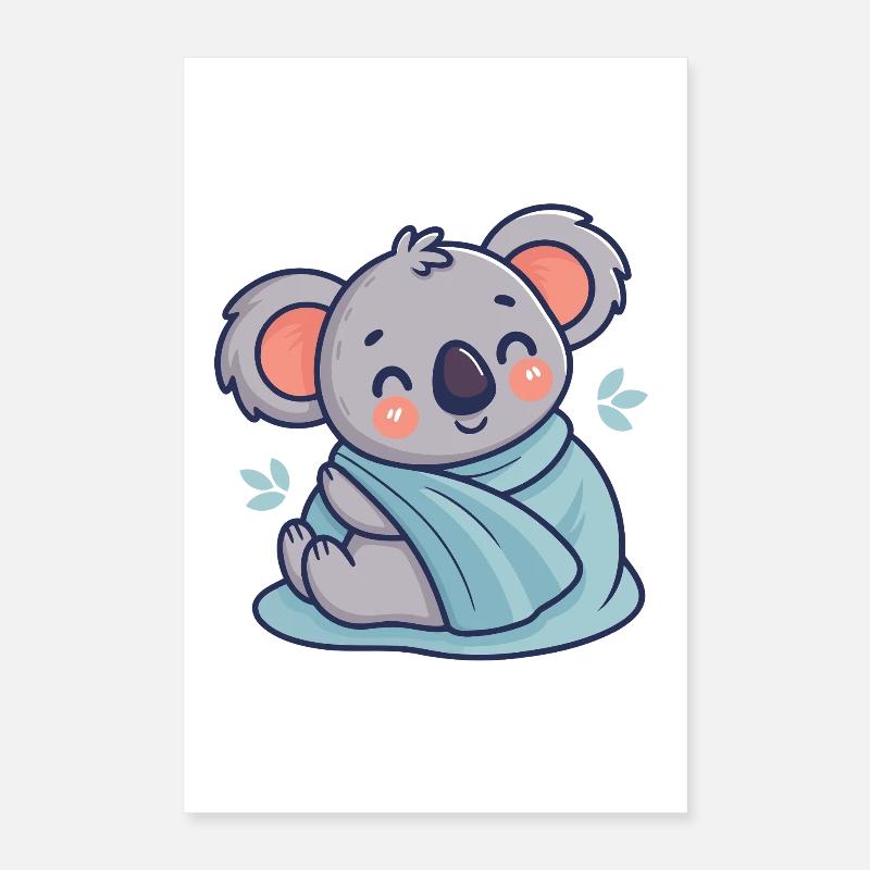 Koala Doux au Dodo Poster 40 x 60 cm