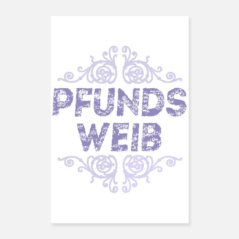 Femme du Pound Poster 40 x 60 cm