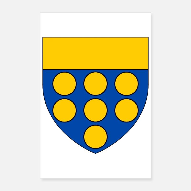 Blason de la Brie Poster 40 x 60 cm