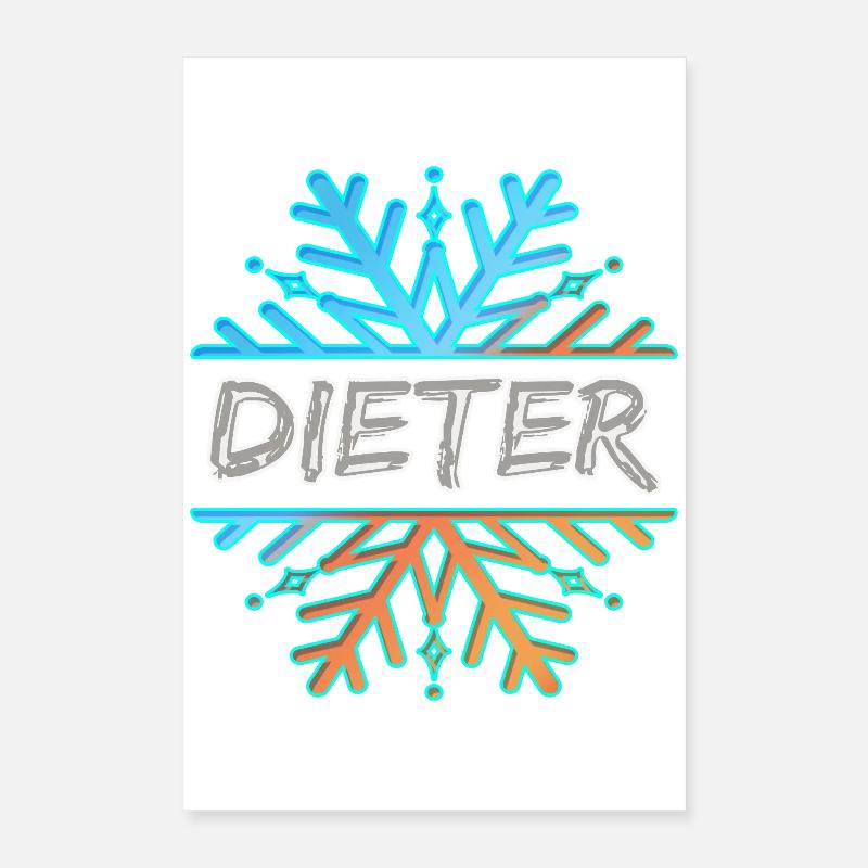 Prénom Dieter Poster 40 x 60 cm