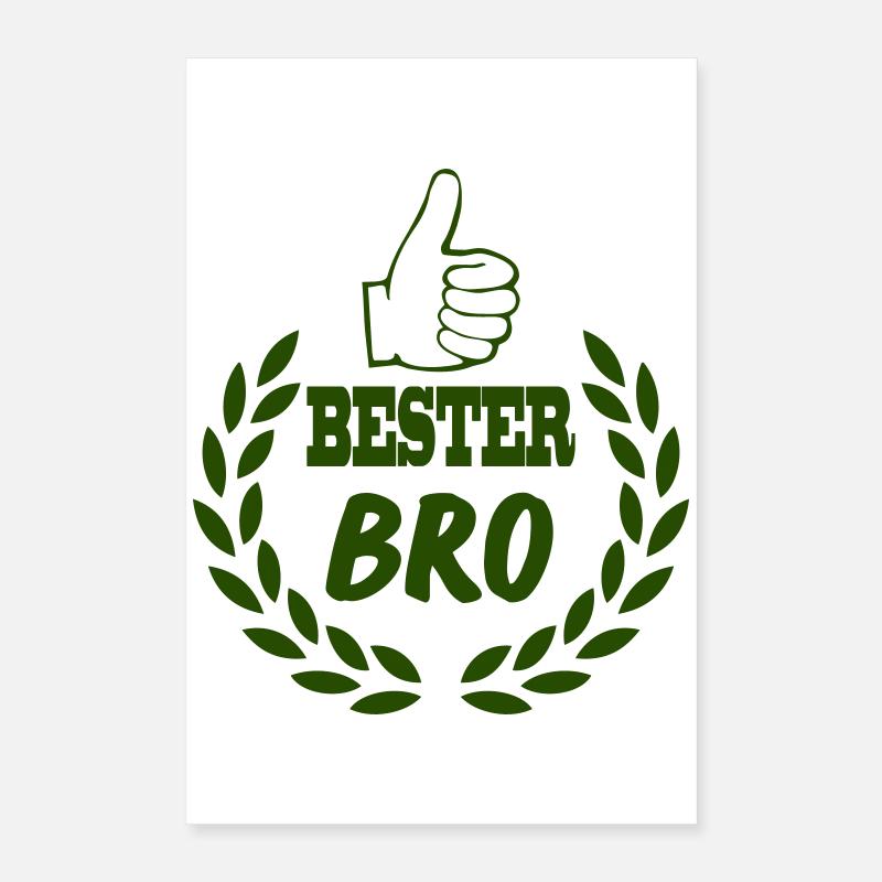 bester_bro Poster 16" x 24" (40x60 cm)