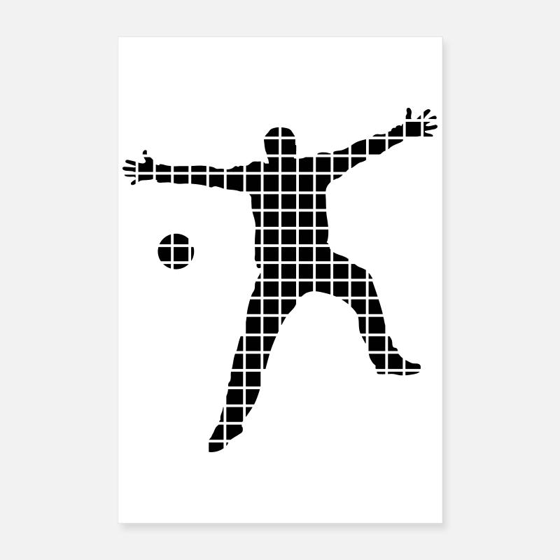 Handball Gardien Poster 40 x 60 cm