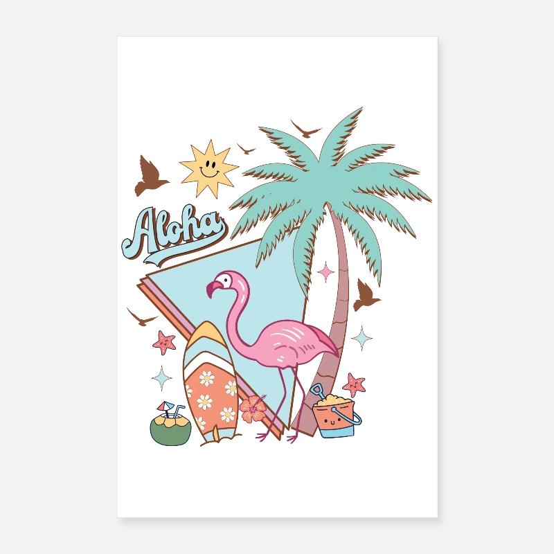 Aloha Été Poster 40 x 60 cm