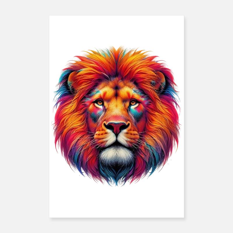 Lion Poster 40 x 60 cm