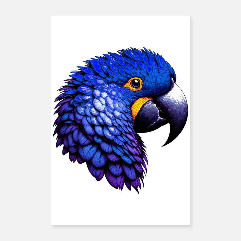Perroquet Poster 40 x 60 cm