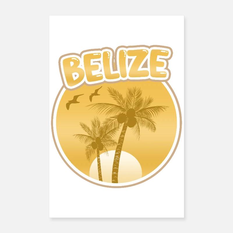 Fête du Belize Poster 40 x 60 cm