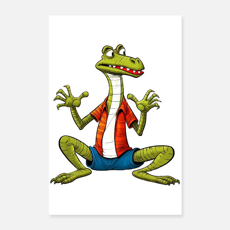 Yogi Eidechse Poster 40x60 cm