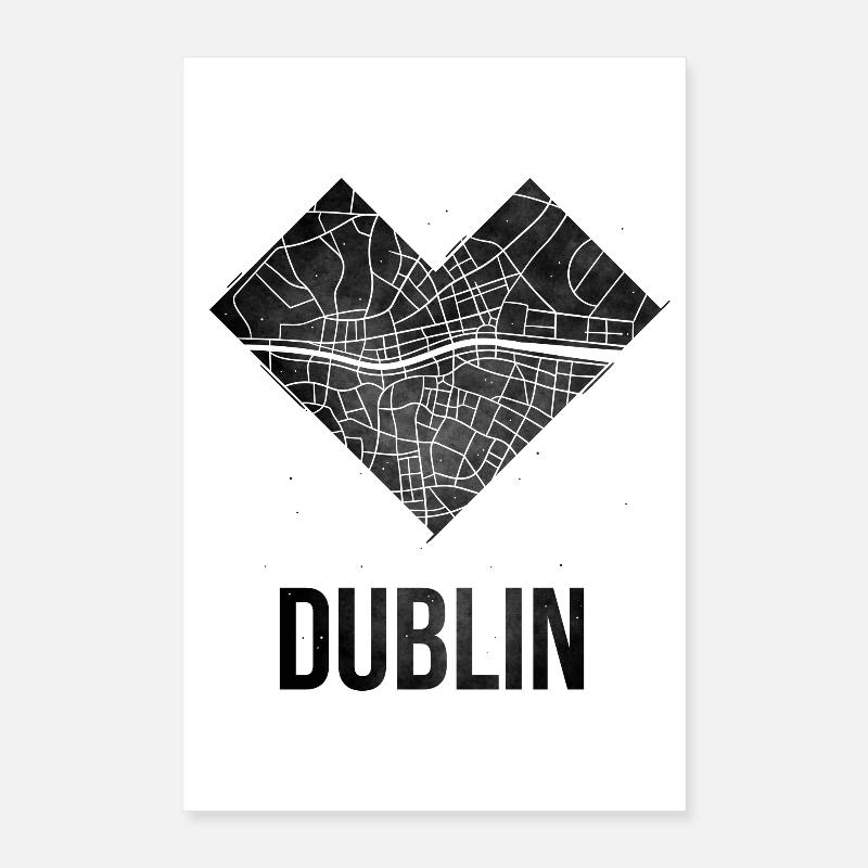 Dublin Poster 40 x 60 cm
