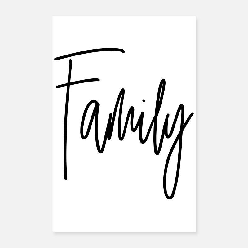Family Poster 16" x 24" (40x60 cm)