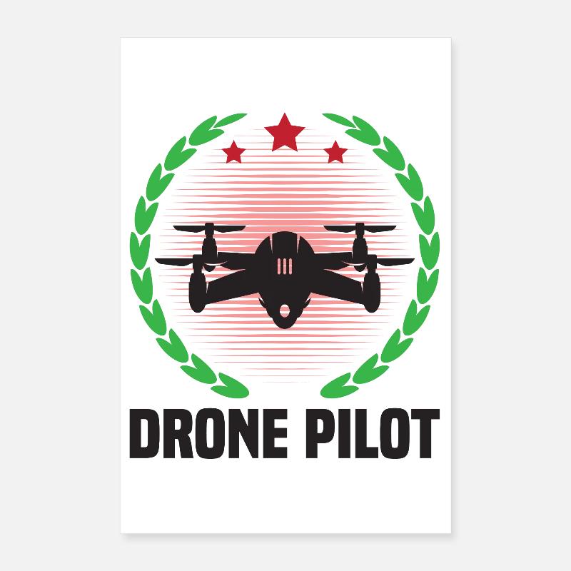 Drone Pilot Poster 16" x 24" (40x60 cm)