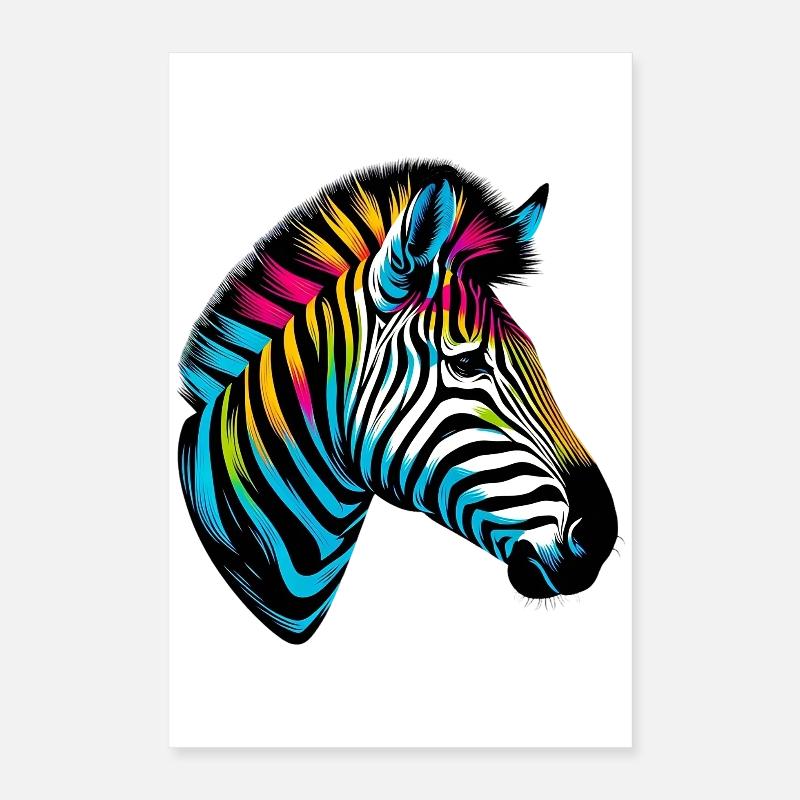 Zebra Poster 40x60 cm