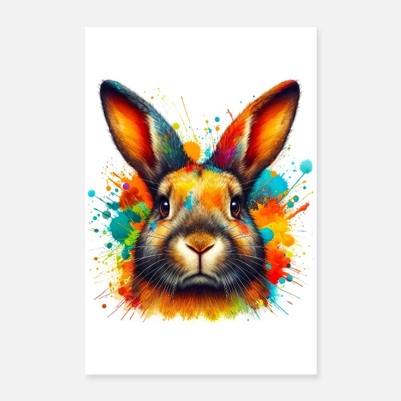 Rabbit Poster 16" x 24" (40x60 cm)