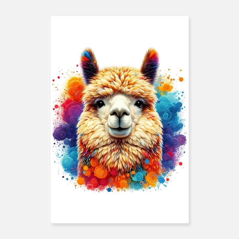 Alpaca Poster 16" x 24" (40x60 cm)