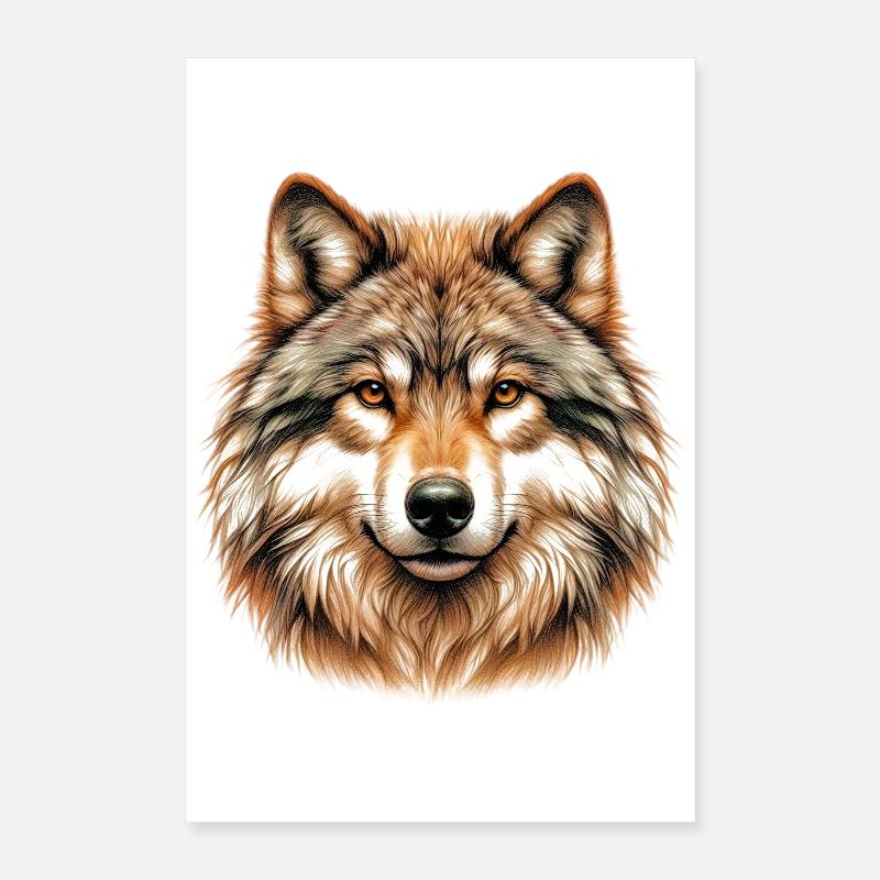 Wolf Poster 40x60 cm
