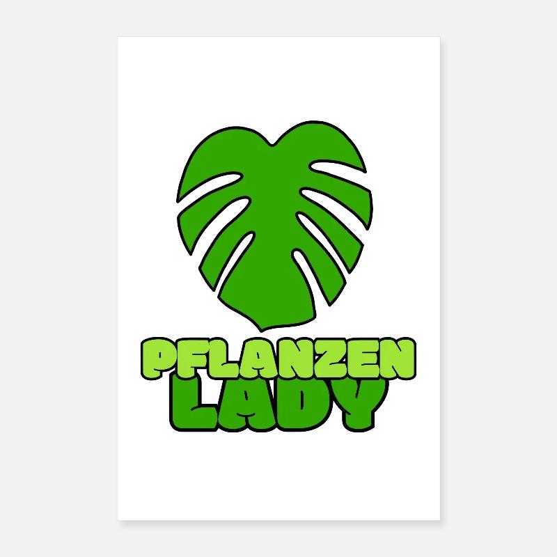 Plantes Dame Poster 40 x 60 cm