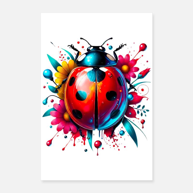Ladybird Poster 16" x 24" (40x60 cm)
