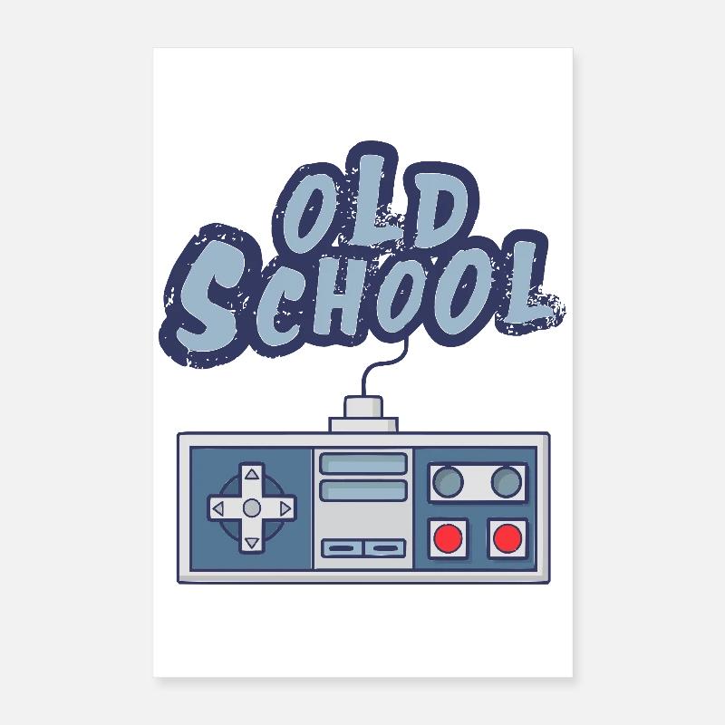 Alte Schule Poster 40x60 cm