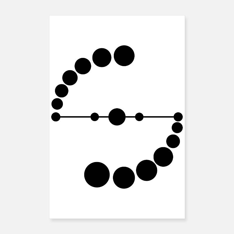 Kosmische DNA-Spirale Poster 40x60 cm