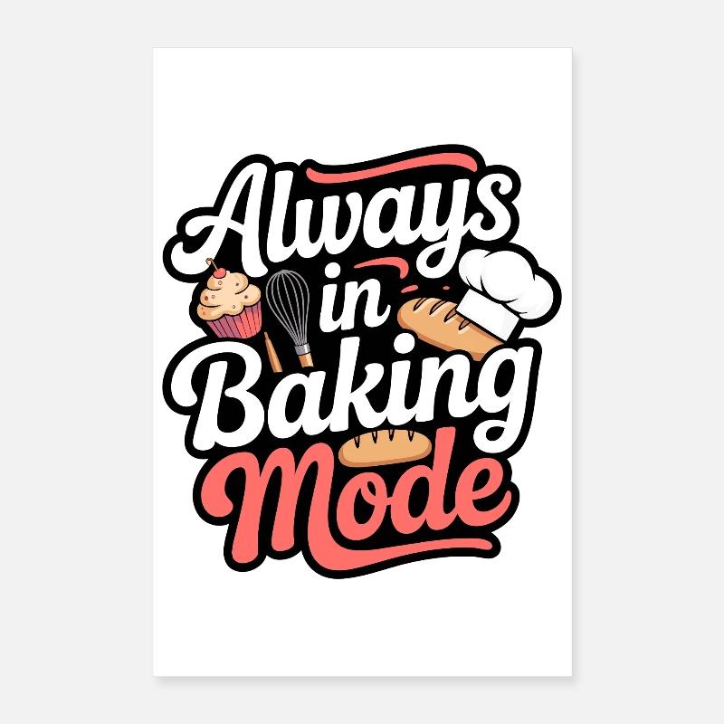 Mode de cuisson Always Bake Poster 40 x 60 cm