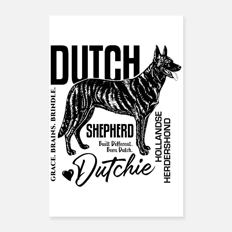 Luci-Standing-SideView Poster 16" x 24" (40x60 cm)