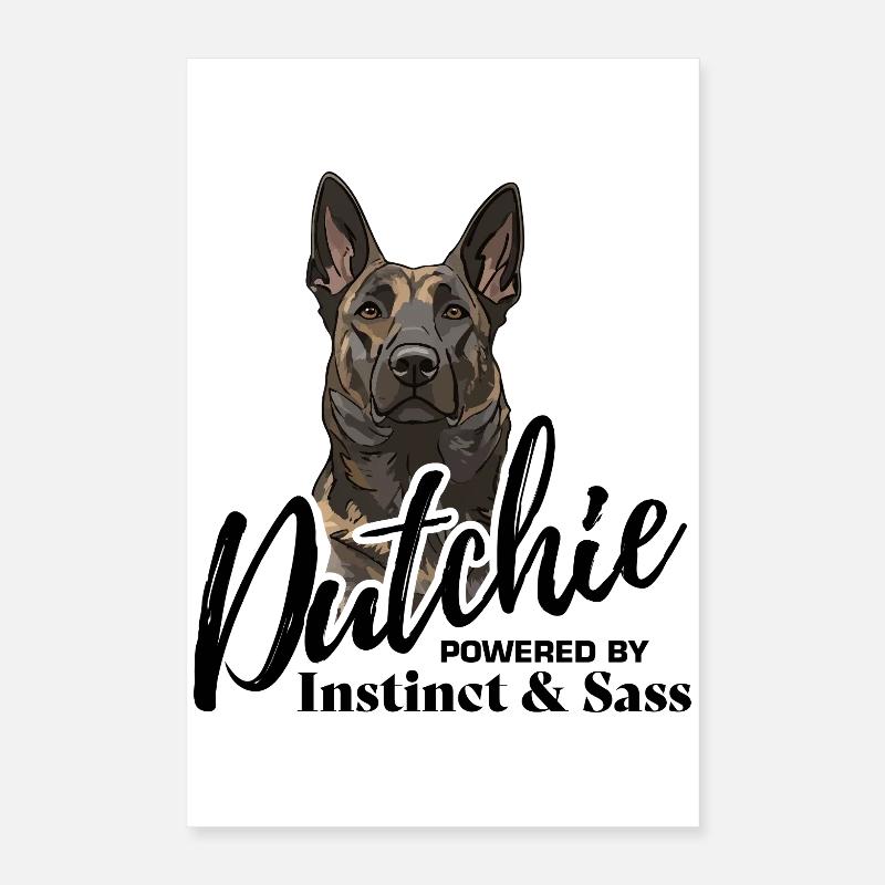 Dutch Shepherd – Dutchie Poster 40x60 cm