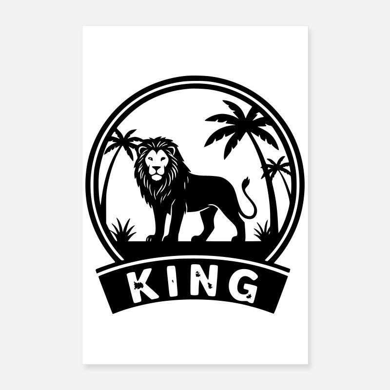 lion  Poster 40 x 60 cm
