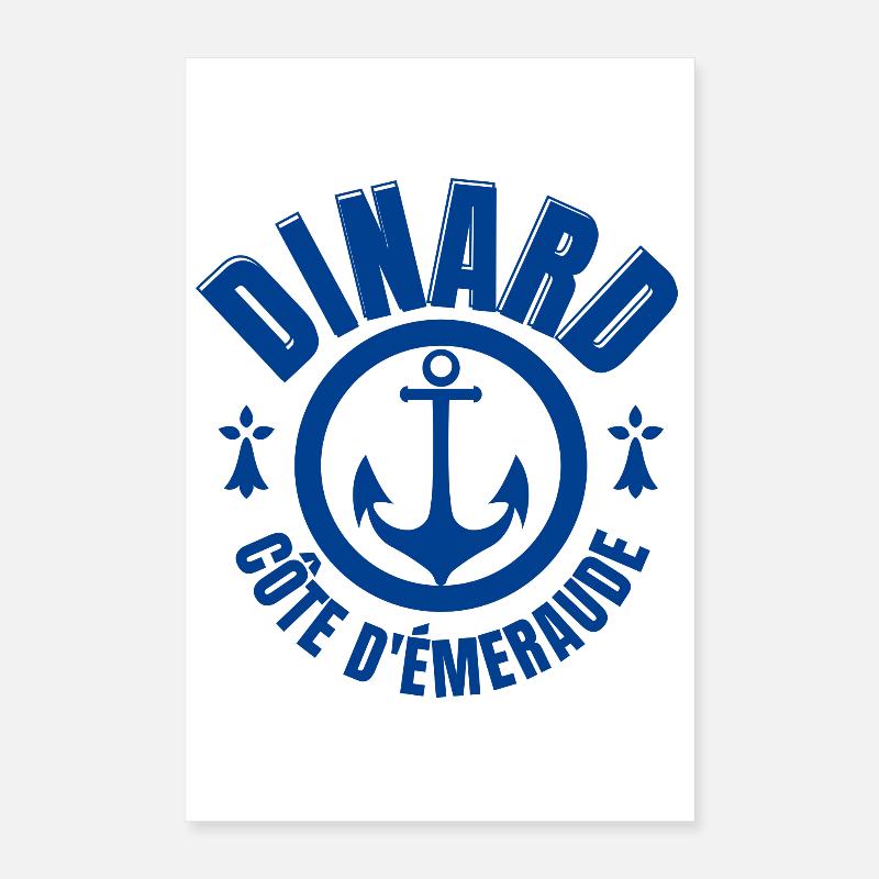 Bretagne, Dinard Poster 40 x 60 cm