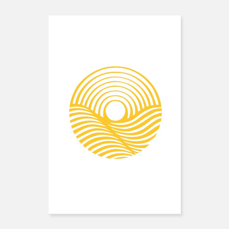 Costa del Sol (dark) Poster 16" x 24" (40x60 cm)